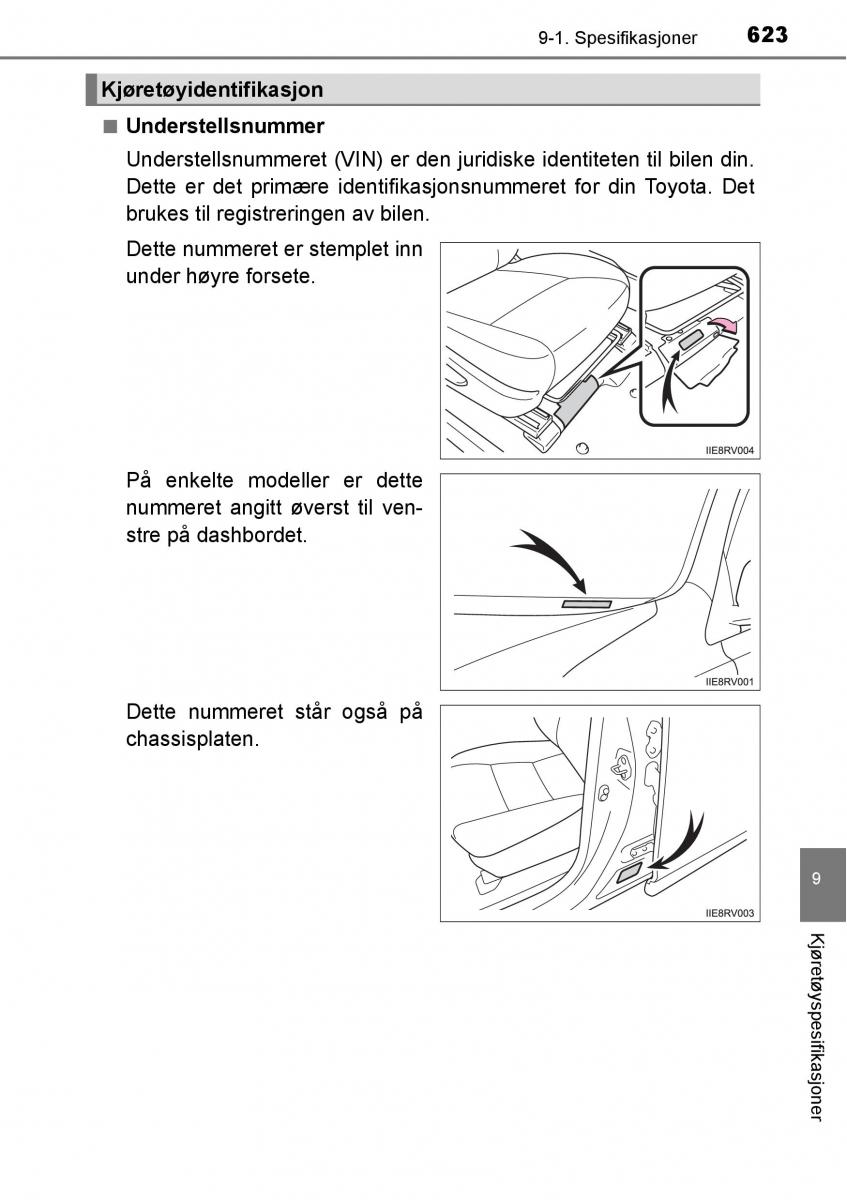 Toyota RAV4 IV 4 bruksanvisningen / page 625