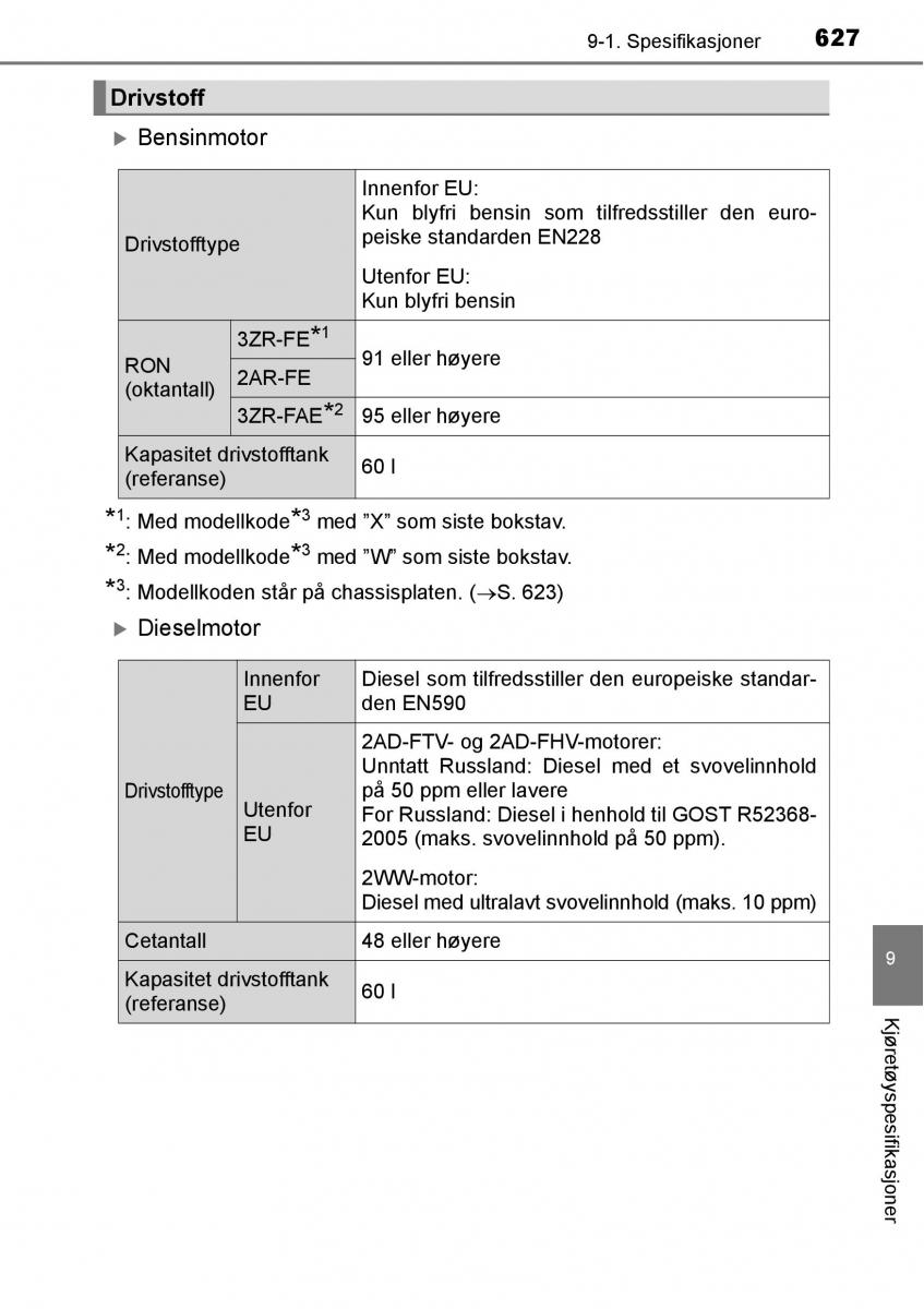 Toyota RAV4 IV 4 bruksanvisningen / page 629