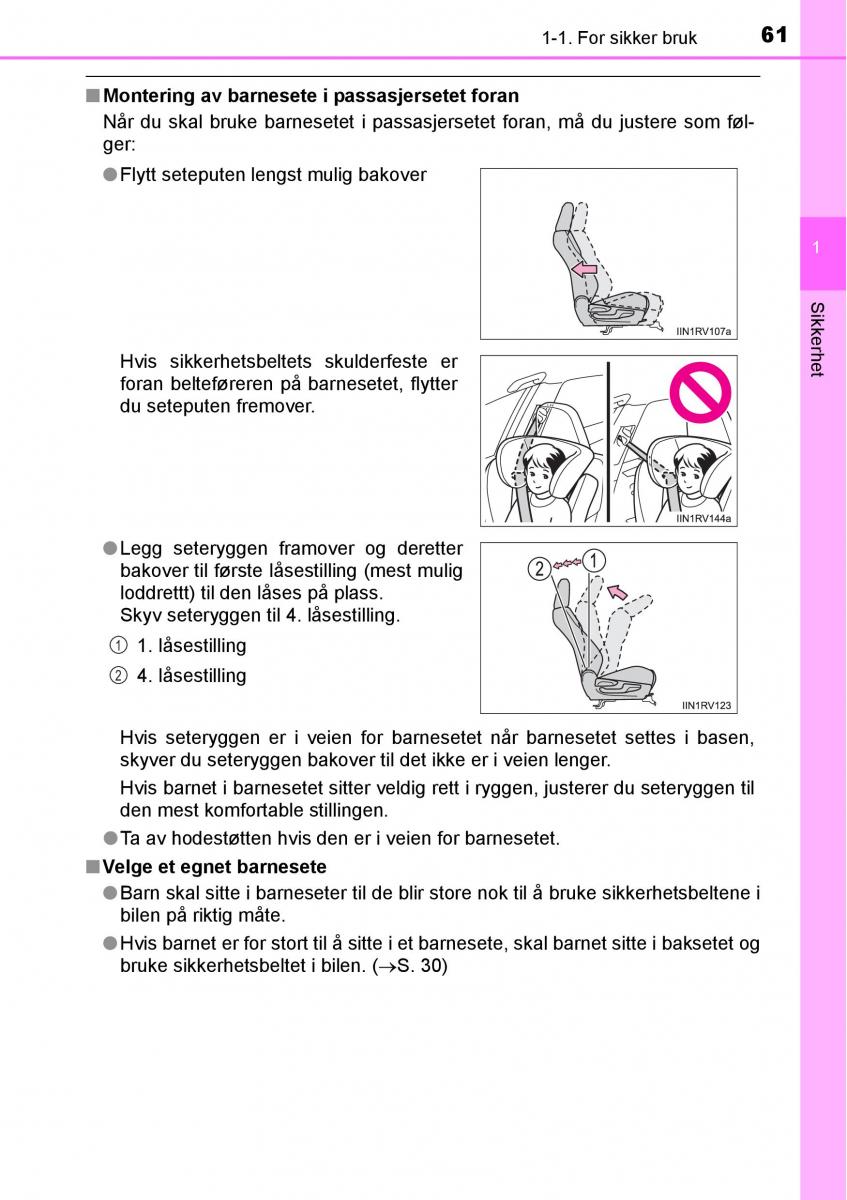 Toyota RAV4 IV 4 bruksanvisningen / page 63