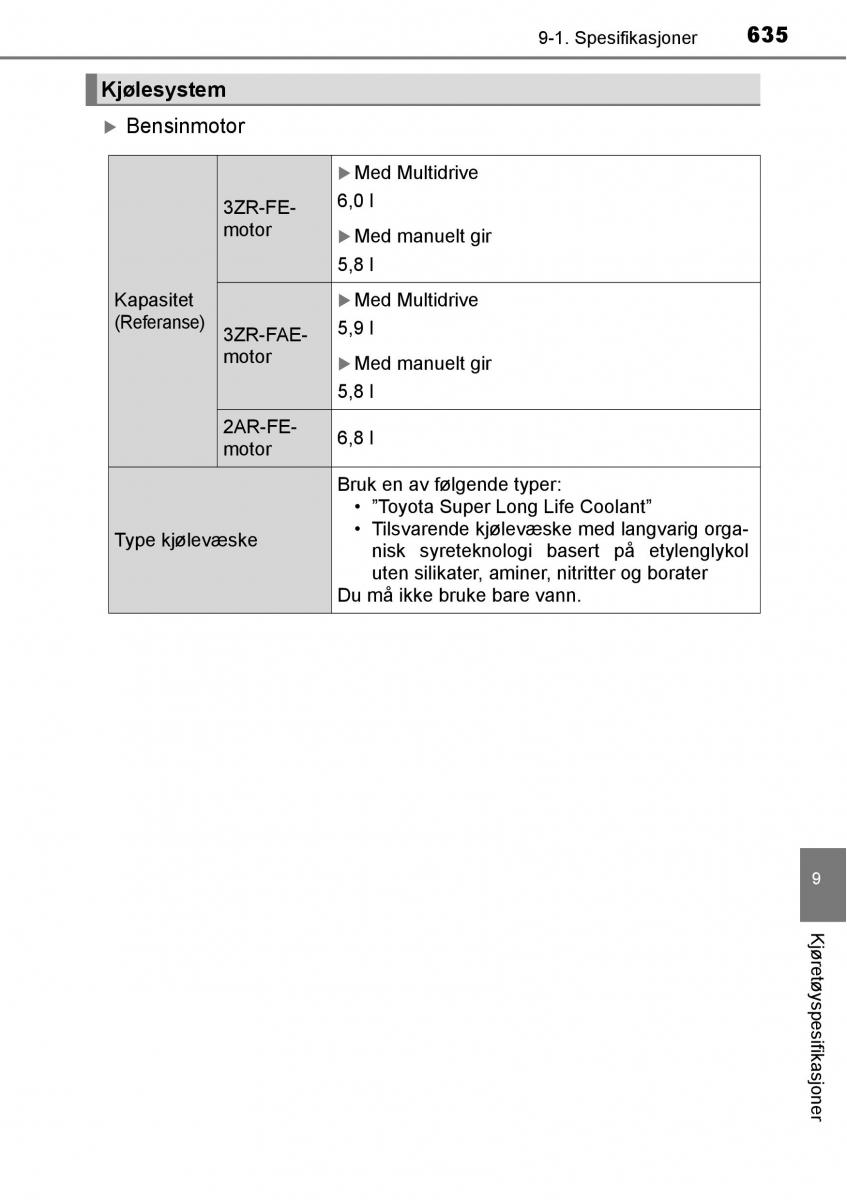 Toyota RAV4 IV 4 bruksanvisningen / page 637