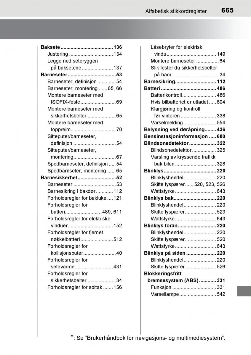 Toyota RAV4 IV 4 bruksanvisningen / page 667