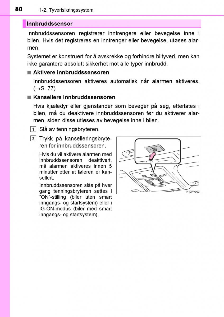 Toyota RAV4 IV 4 bruksanvisningen / page 82