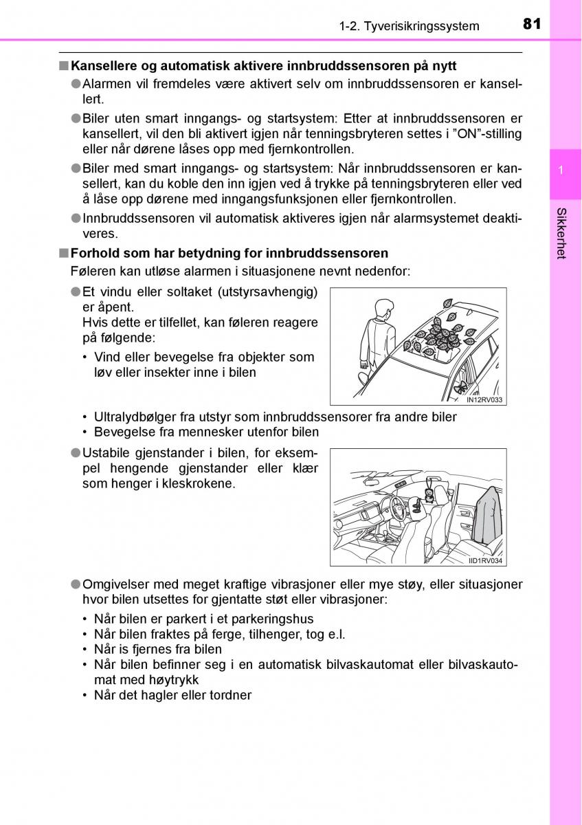 Toyota RAV4 IV 4 bruksanvisningen / page 83