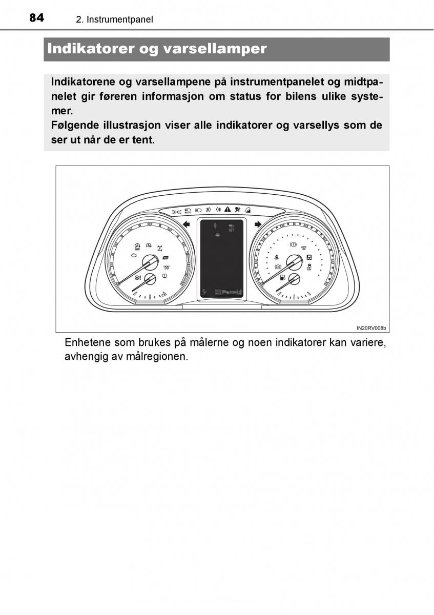 Toyota RAV4 IV 4 bruksanvisningen / page 86