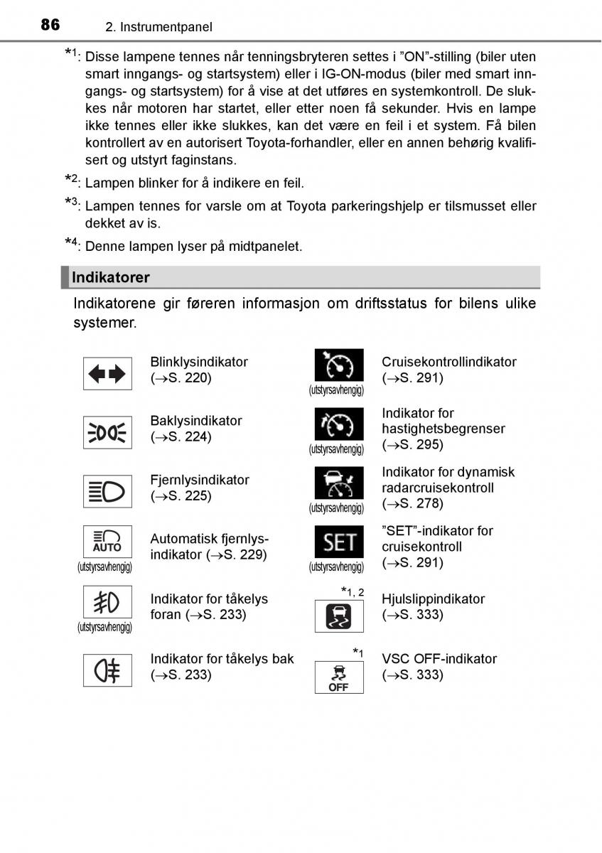 Toyota RAV4 IV 4 bruksanvisningen / page 88