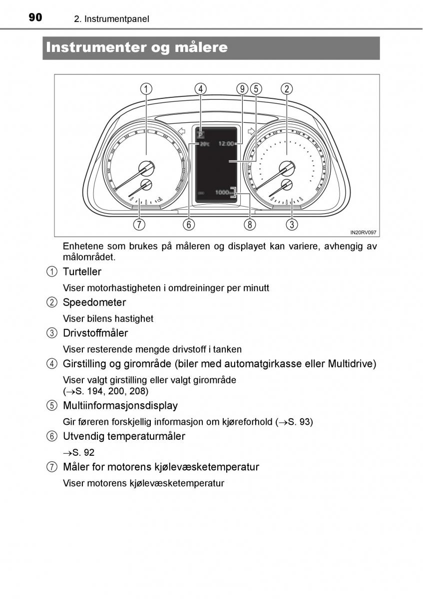 Toyota RAV4 IV 4 bruksanvisningen / page 92