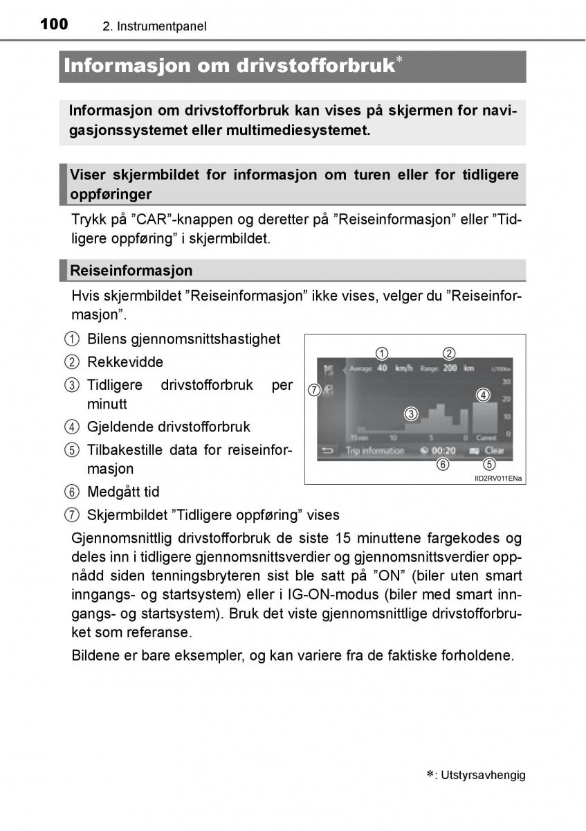 Toyota RAV4 IV 4 bruksanvisningen / page 102