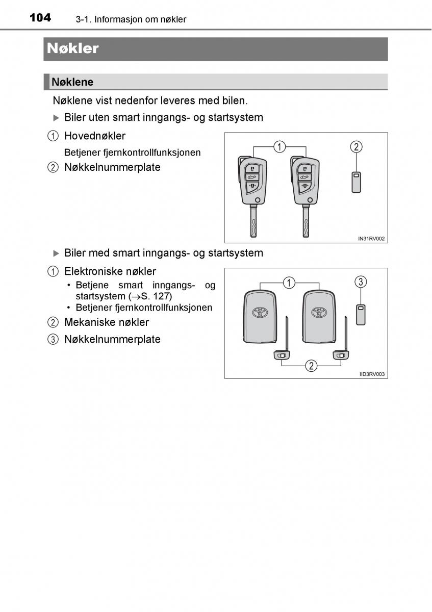 Toyota RAV4 IV 4 bruksanvisningen / page 106