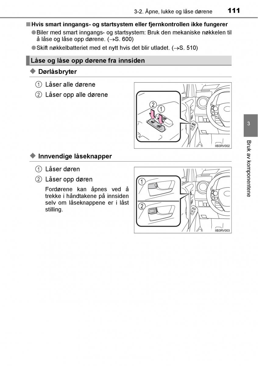 Toyota RAV4 IV 4 bruksanvisningen / page 113