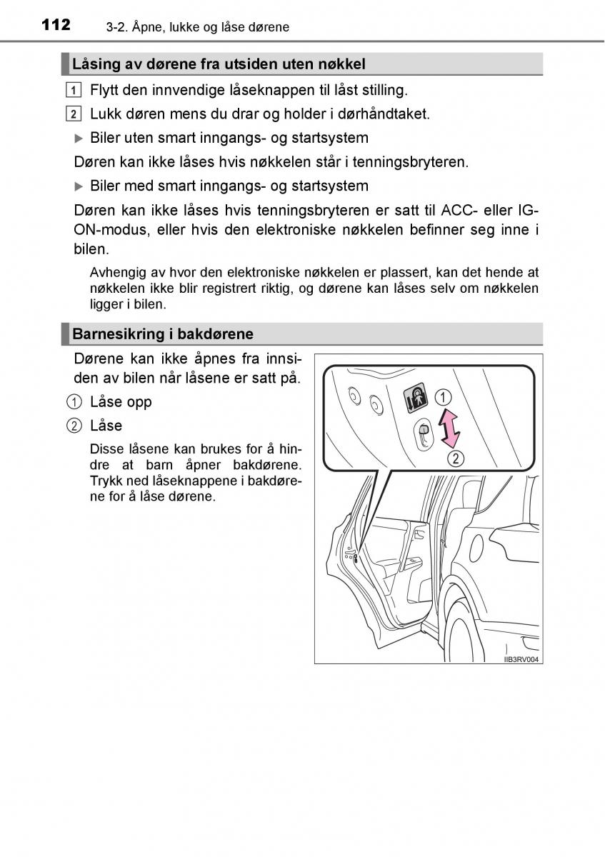 Toyota RAV4 IV 4 bruksanvisningen / page 114