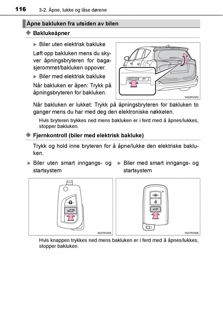 Toyota RAV4 IV 4 bruksanvisningen / page 118