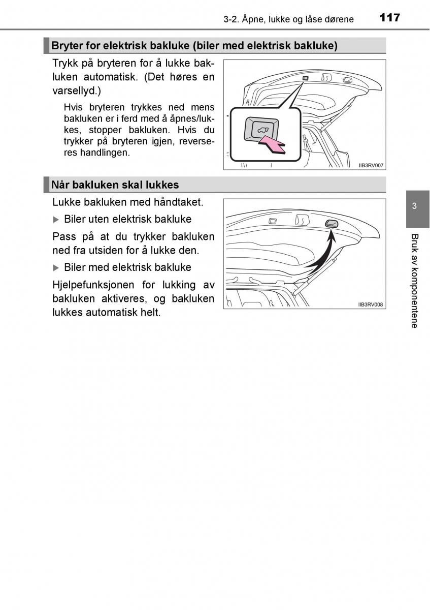 Toyota RAV4 IV 4 bruksanvisningen / page 119