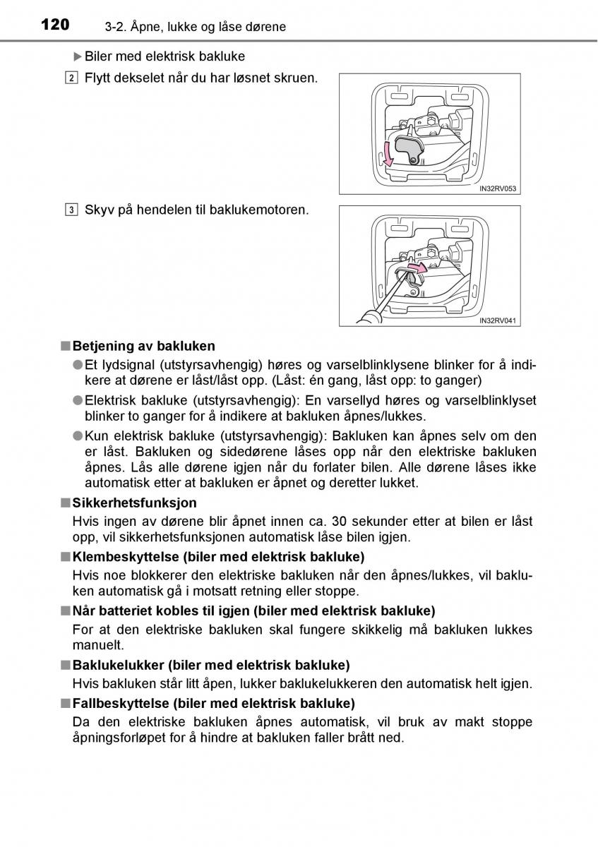 Toyota RAV4 IV 4 bruksanvisningen / page 122