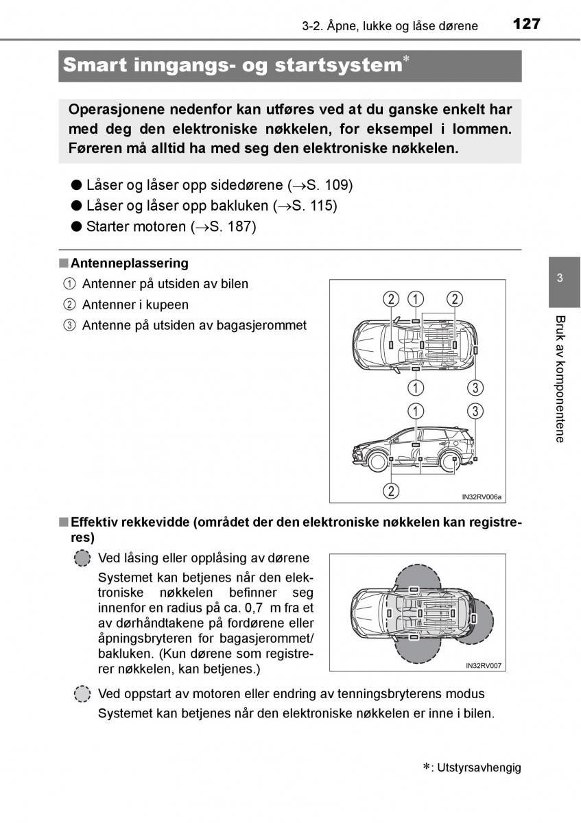 Toyota RAV4 IV 4 bruksanvisningen / page 129