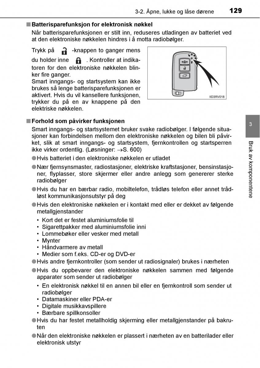 Toyota RAV4 IV 4 bruksanvisningen / page 131