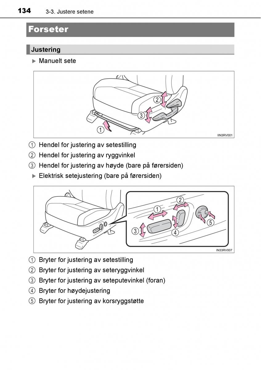 Toyota RAV4 IV 4 bruksanvisningen / page 136