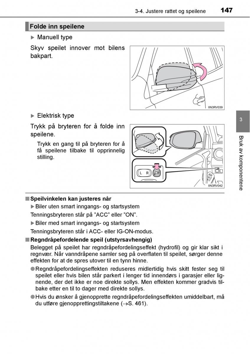 Toyota RAV4 IV 4 bruksanvisningen / page 149