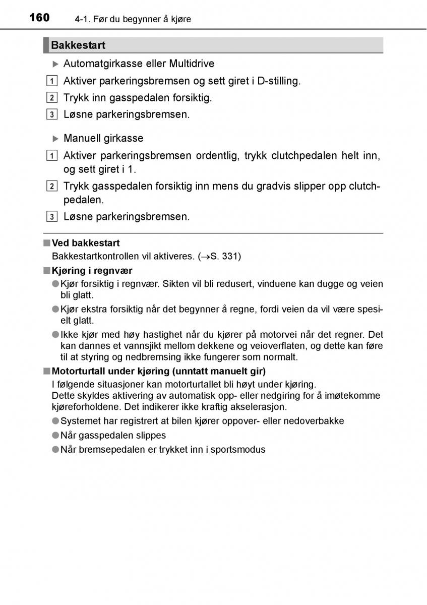 Toyota RAV4 IV 4 bruksanvisningen / page 162