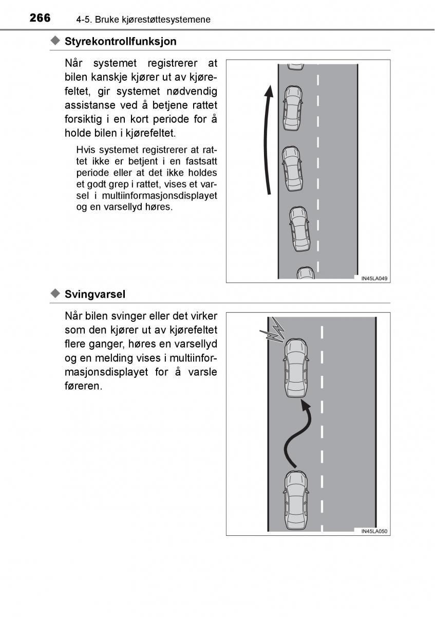 Toyota RAV4 IV 4 bruksanvisningen / page 268