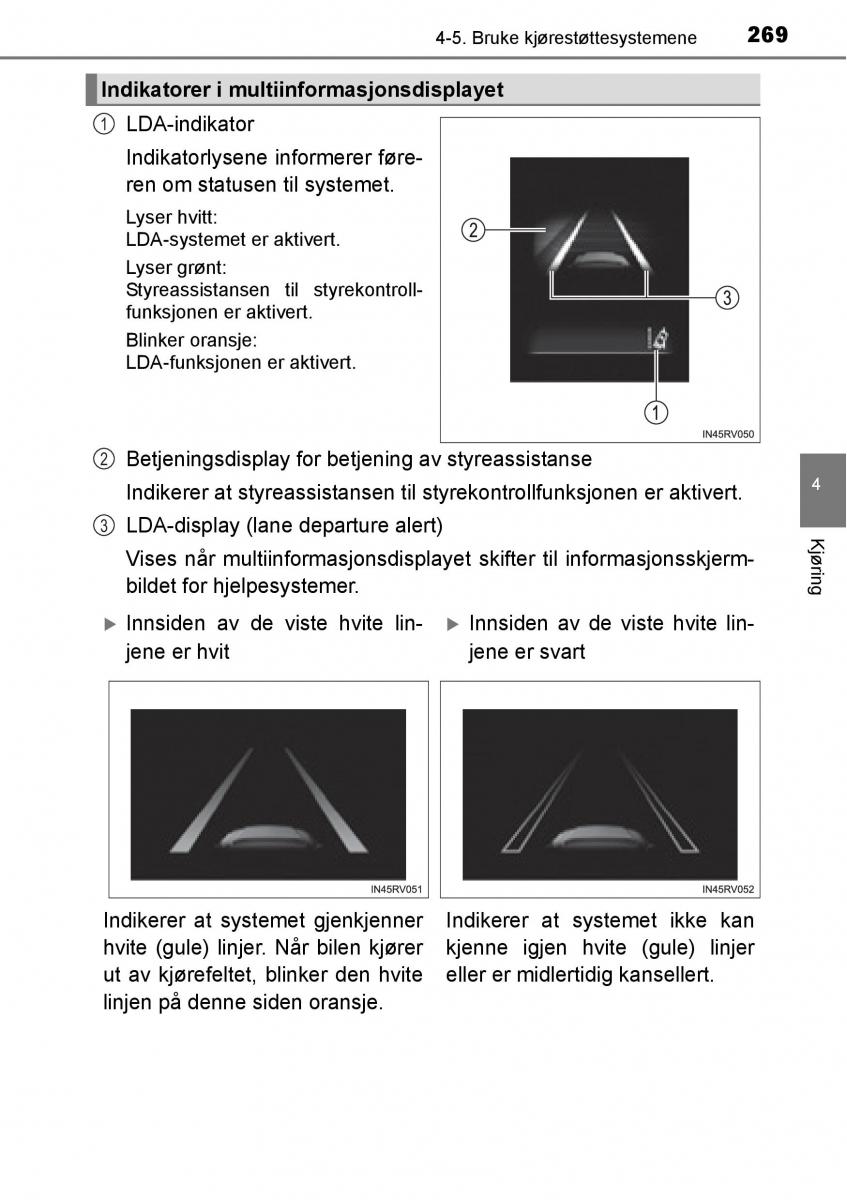 Toyota RAV4 IV 4 bruksanvisningen / page 271