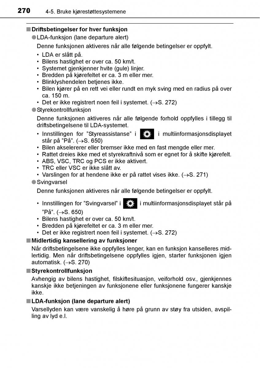 Toyota RAV4 IV 4 bruksanvisningen / page 272