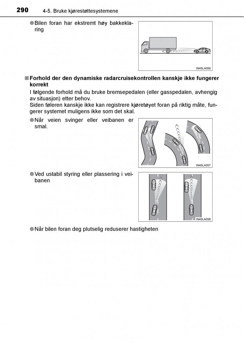 Toyota RAV4 IV 4 bruksanvisningen / page 292