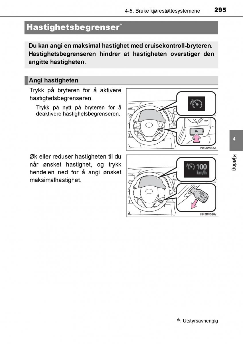 Toyota RAV4 IV 4 bruksanvisningen / page 297