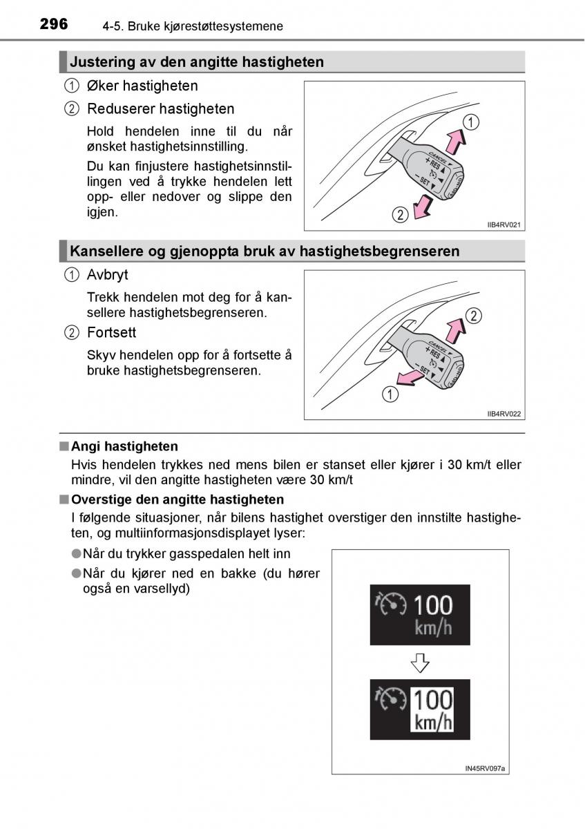 Toyota RAV4 IV 4 bruksanvisningen / page 298