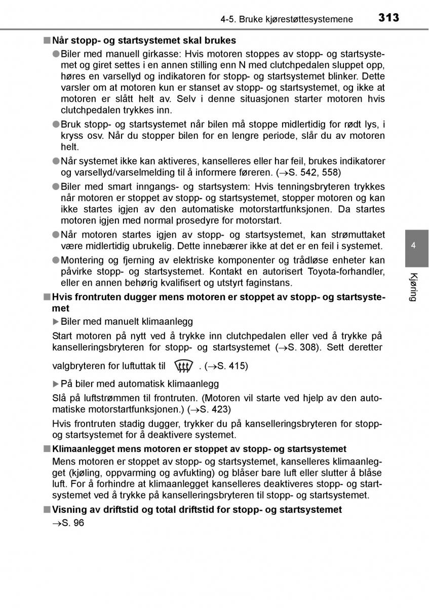 Toyota RAV4 IV 4 bruksanvisningen / page 315