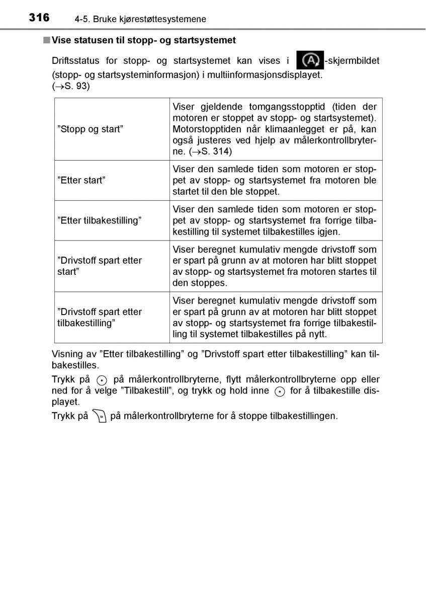 Toyota RAV4 IV 4 bruksanvisningen / page 318