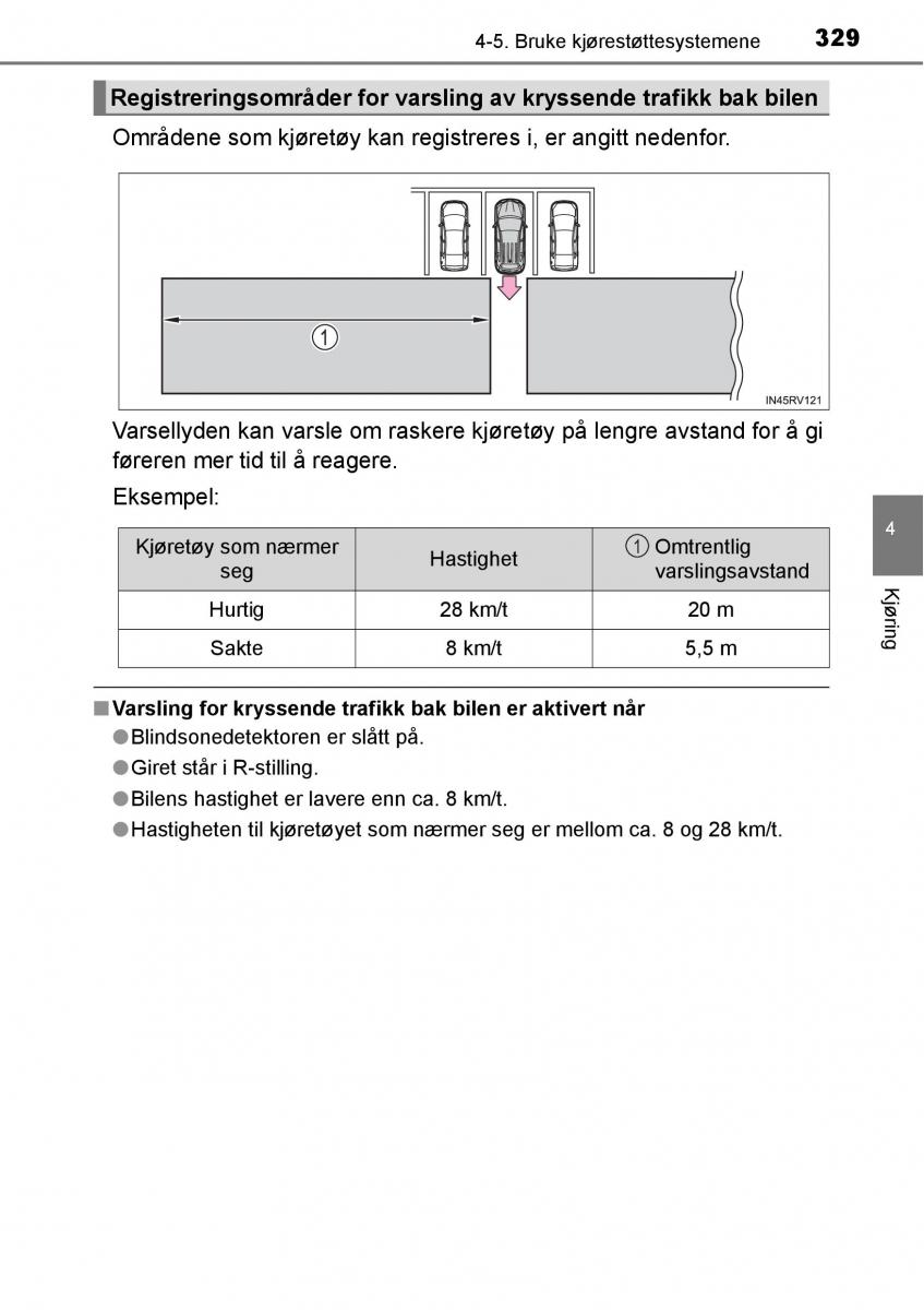 Toyota RAV4 IV 4 bruksanvisningen / page 331