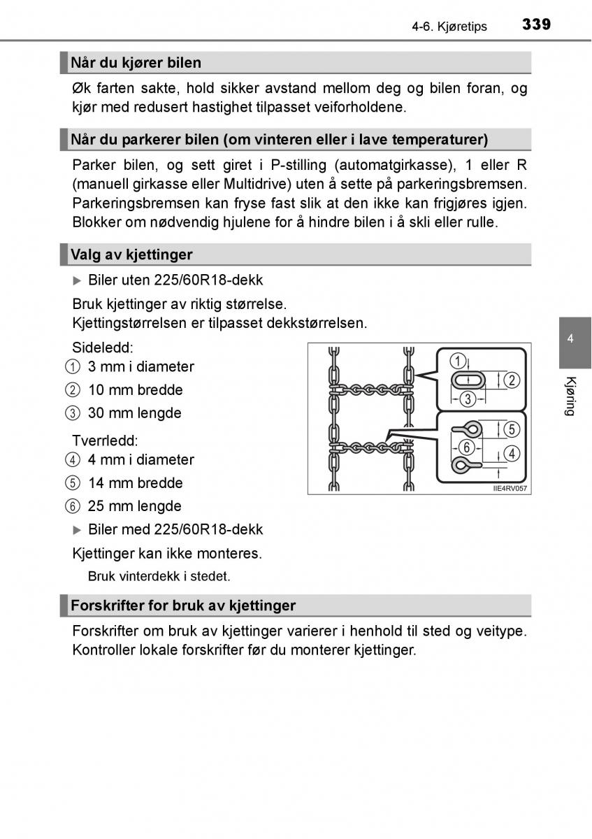 Toyota RAV4 IV 4 bruksanvisningen / page 341