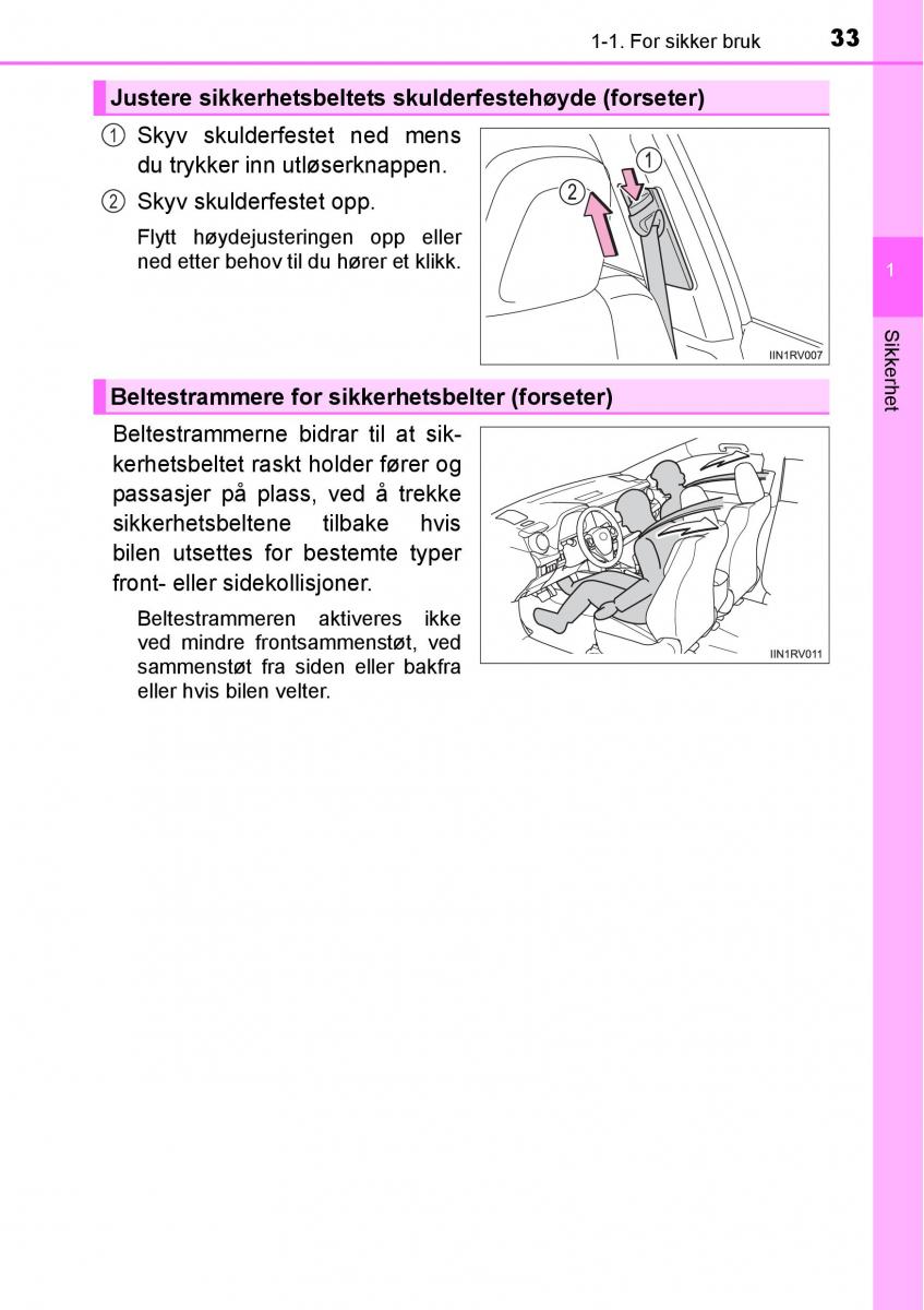 Toyota RAV4 IV 4 bruksanvisningen / page 35