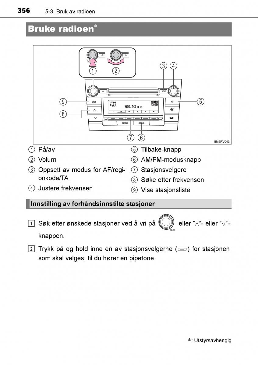 Toyota RAV4 IV 4 bruksanvisningen / page 358