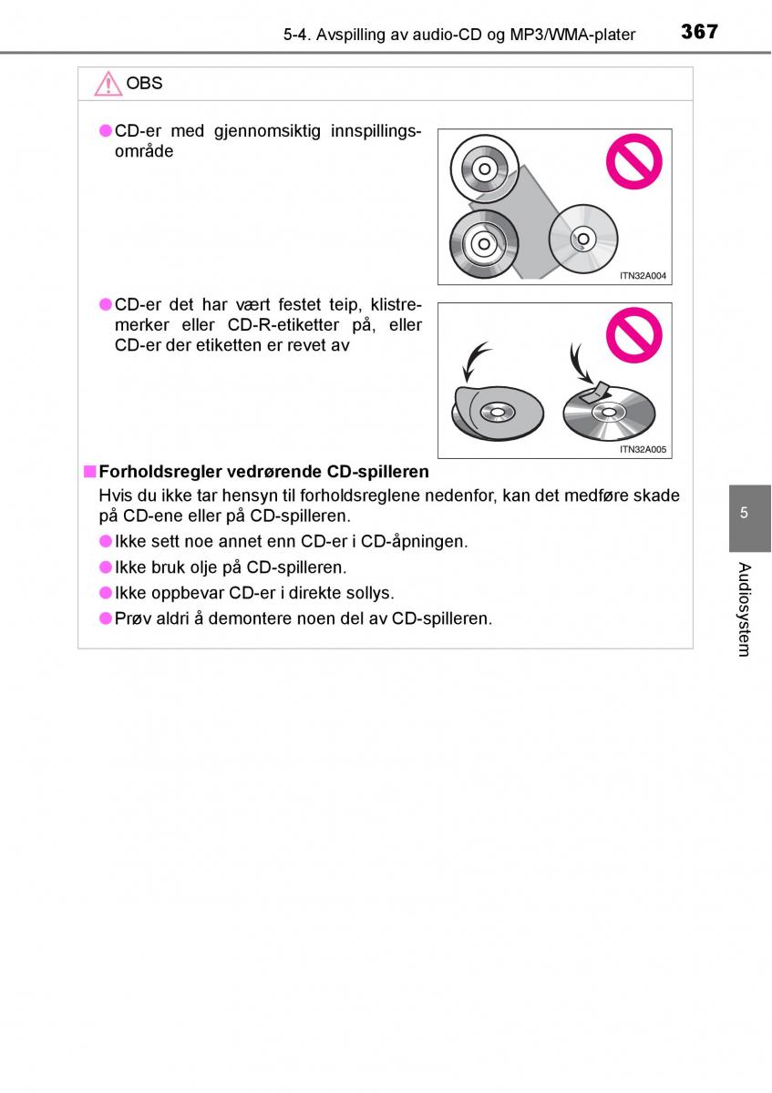 Toyota RAV4 IV 4 bruksanvisningen / page 369