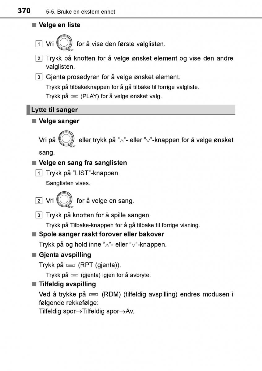 Toyota RAV4 IV 4 bruksanvisningen / page 372