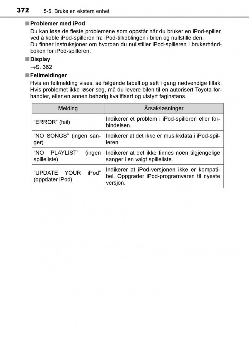 Toyota RAV4 IV 4 bruksanvisningen / page 374