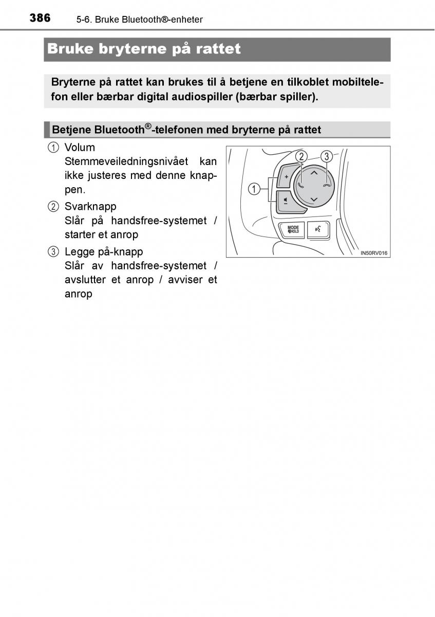 Toyota RAV4 IV 4 bruksanvisningen / page 388