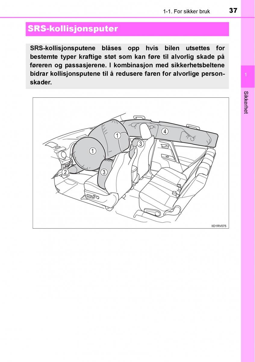 Toyota RAV4 IV 4 bruksanvisningen / page 39