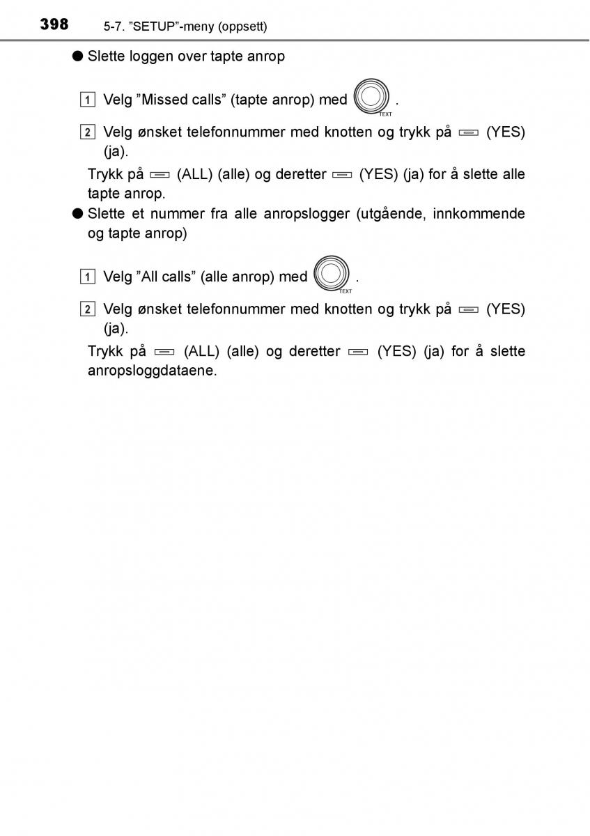 Toyota RAV4 IV 4 bruksanvisningen / page 400