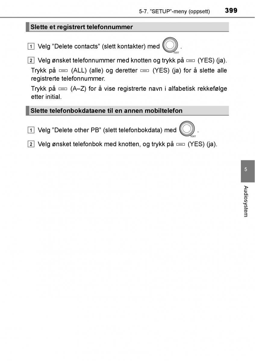 Toyota RAV4 IV 4 bruksanvisningen / page 401