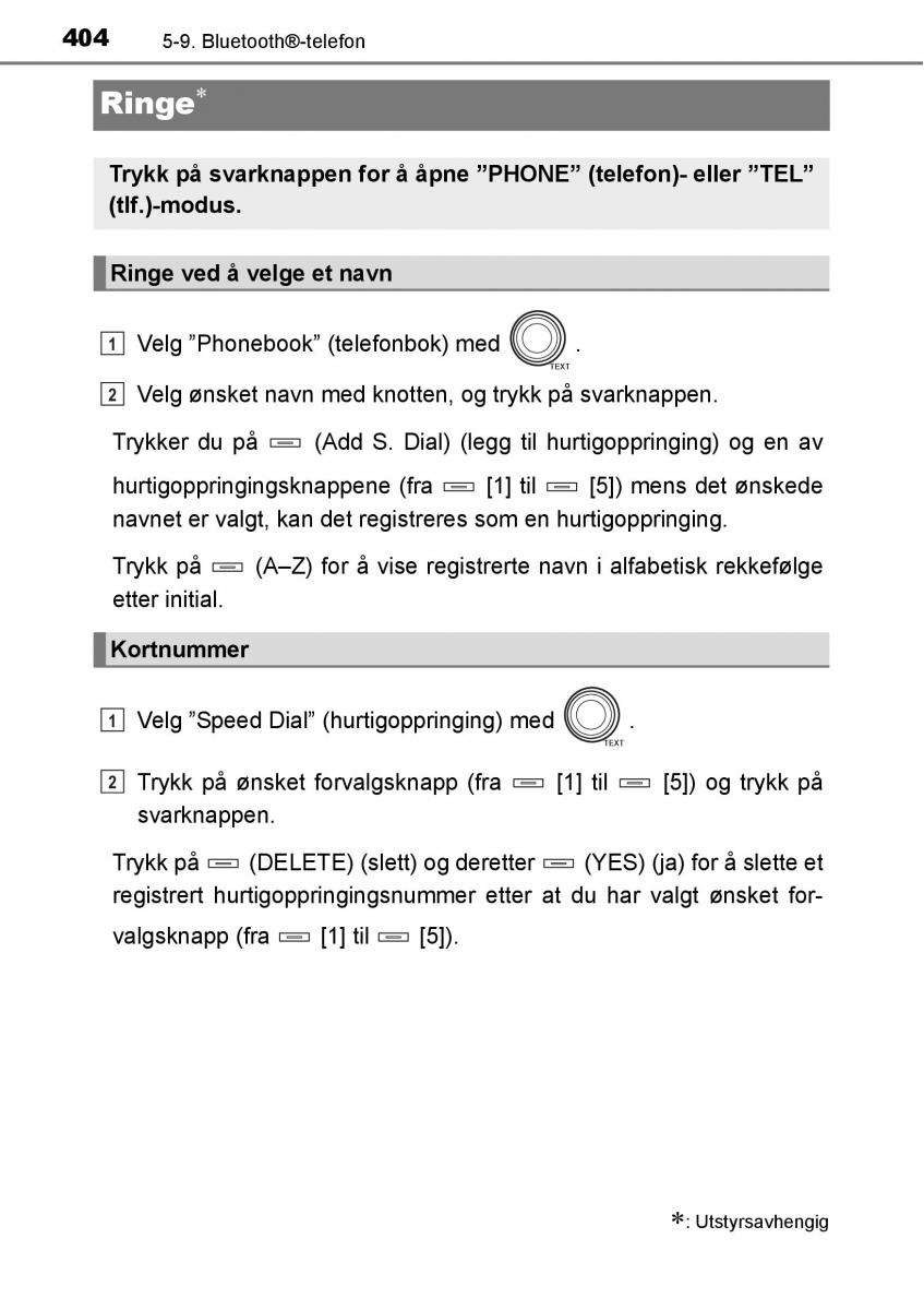 Toyota RAV4 IV 4 bruksanvisningen / page 406