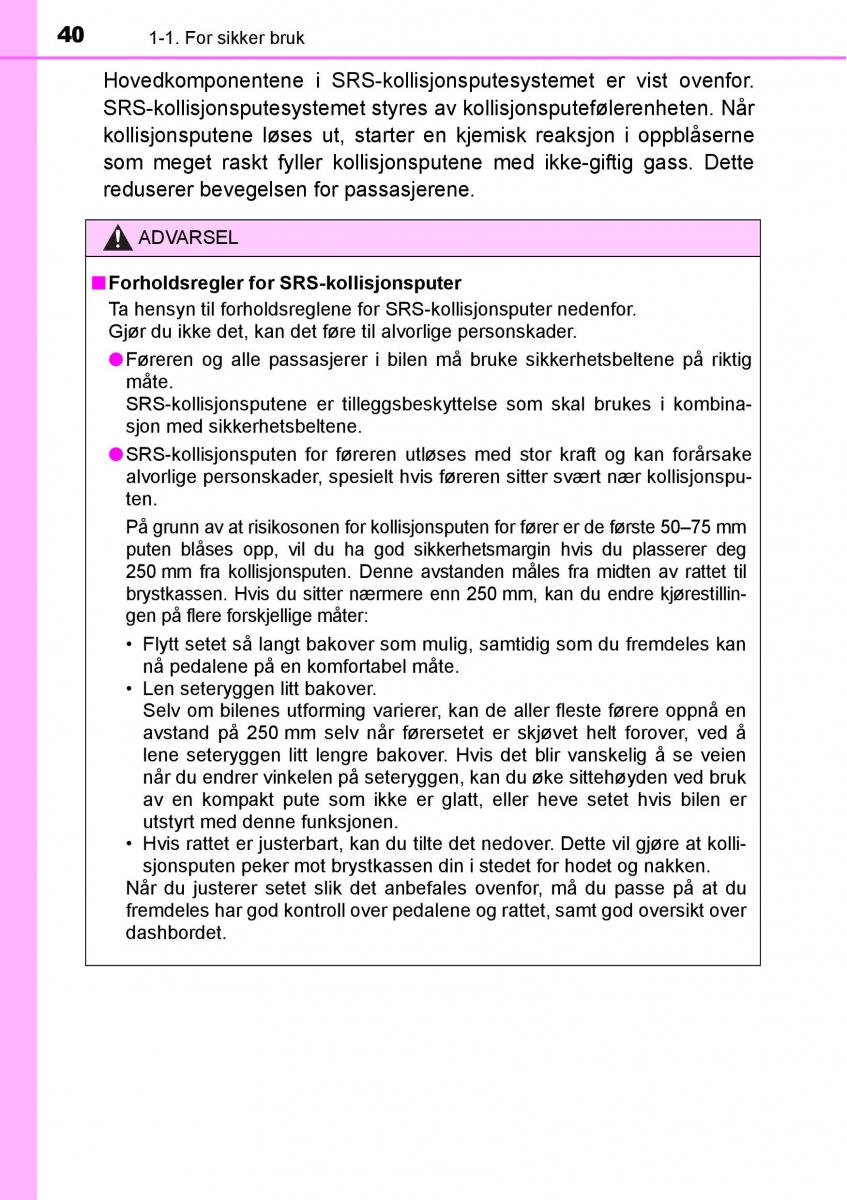 Toyota RAV4 IV 4 bruksanvisningen / page 42