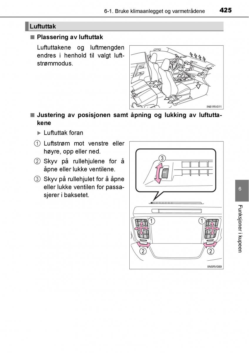 Toyota RAV4 IV 4 bruksanvisningen / page 427