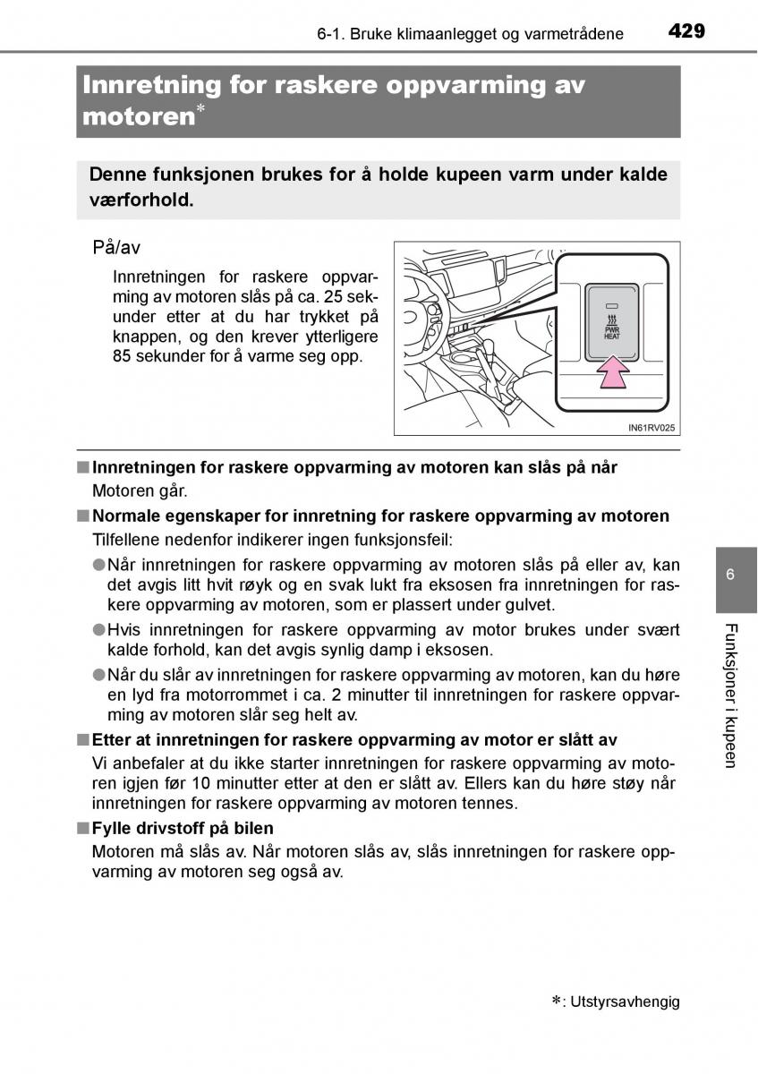 Toyota RAV4 IV 4 bruksanvisningen / page 431