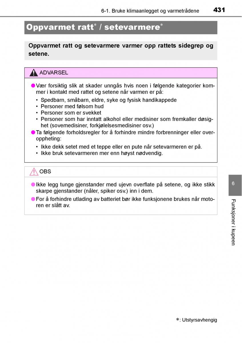 Toyota RAV4 IV 4 bruksanvisningen / page 433