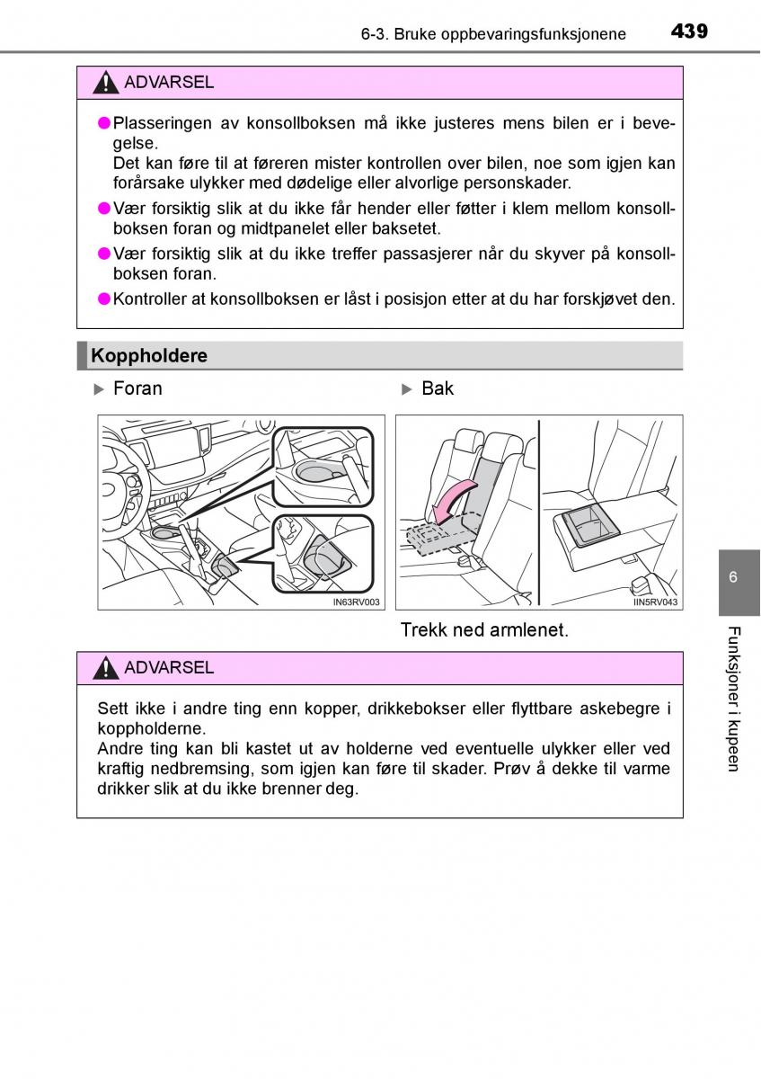 Toyota RAV4 IV 4 bruksanvisningen / page 441