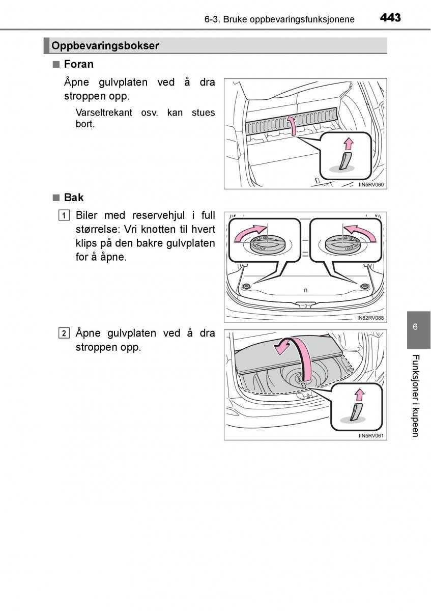 Toyota RAV4 IV 4 bruksanvisningen / page 445