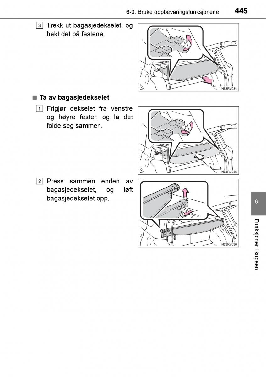 Toyota RAV4 IV 4 bruksanvisningen / page 447