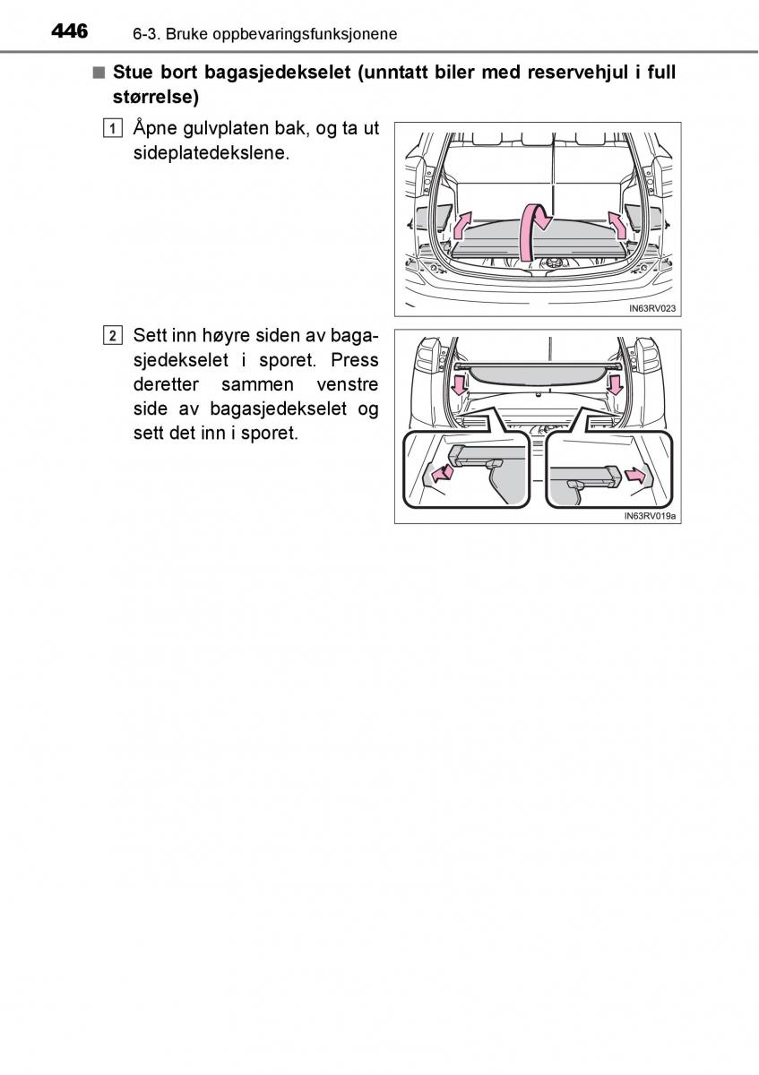 Toyota RAV4 IV 4 bruksanvisningen / page 448